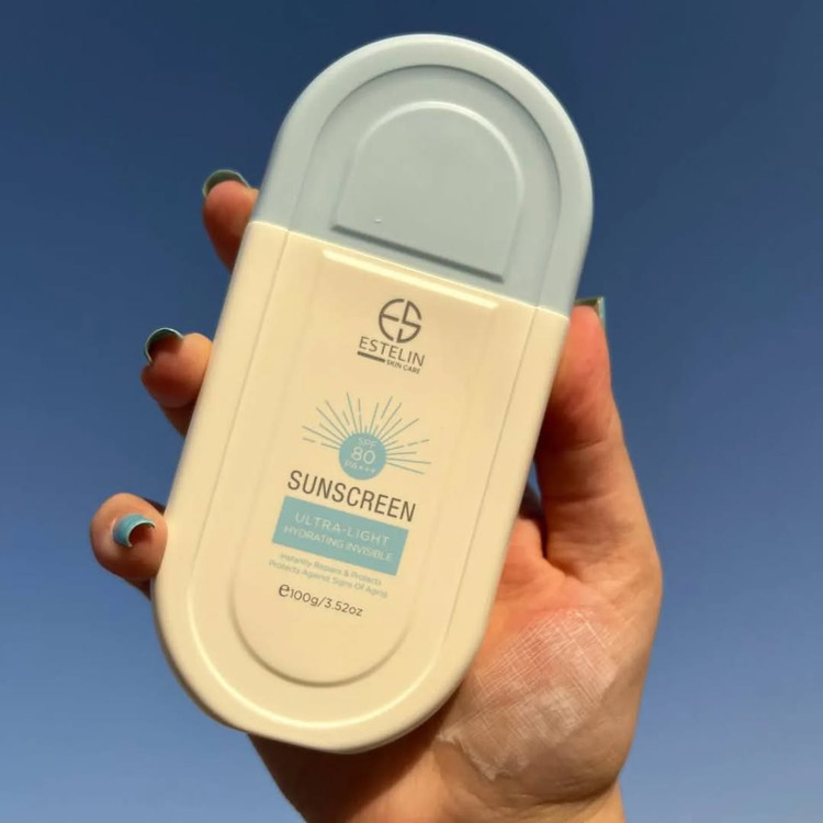 ضدآفتاب تینتی و بی رنگ استیلین حجم 100میلی spf100وspf80
